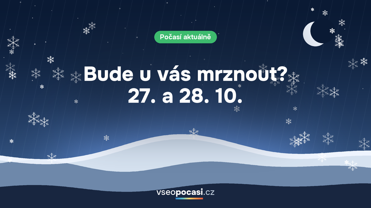 Bude u vás mrznout? 27. a 28. 10.